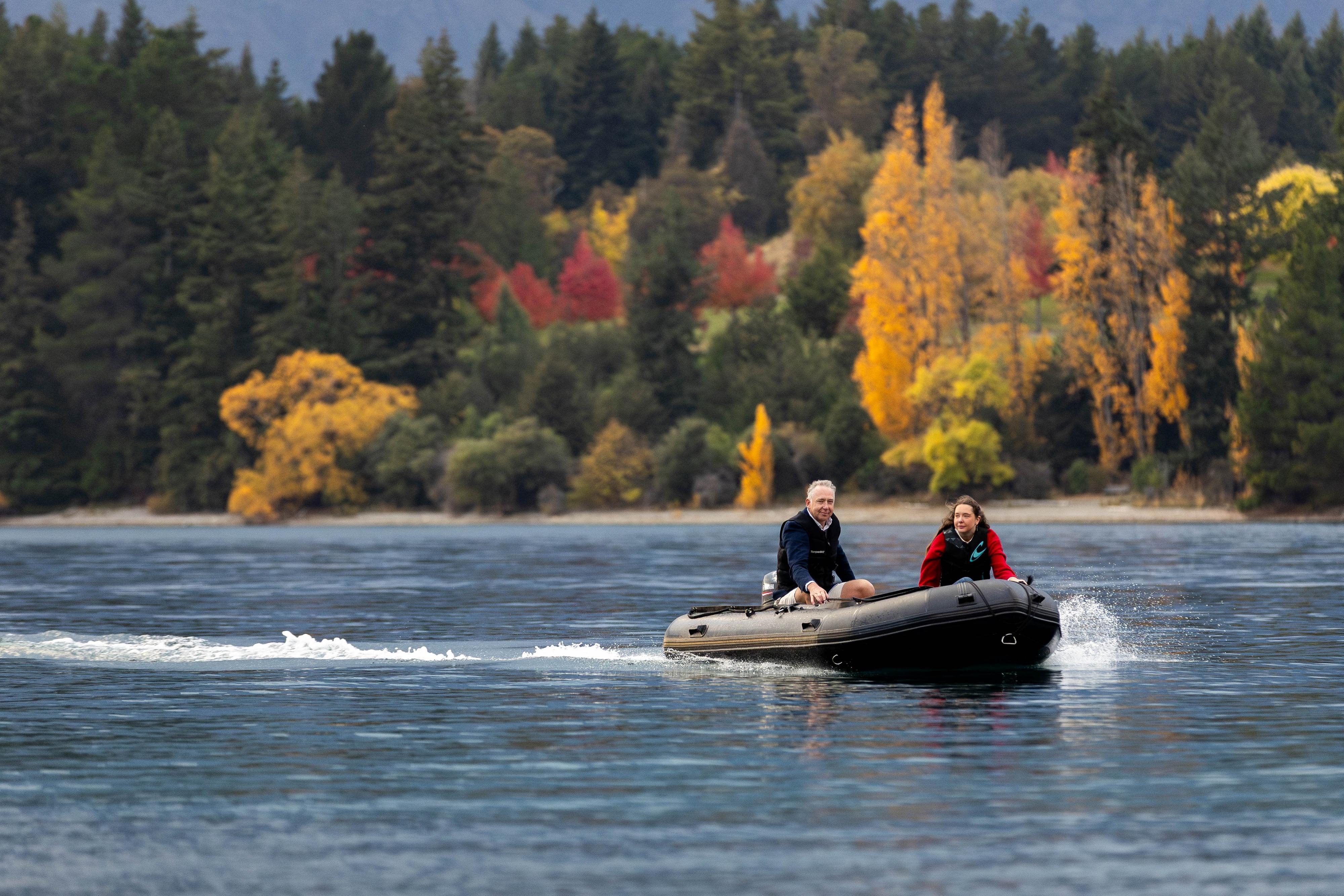 Inflatable dinghy busts Queenstown congestion