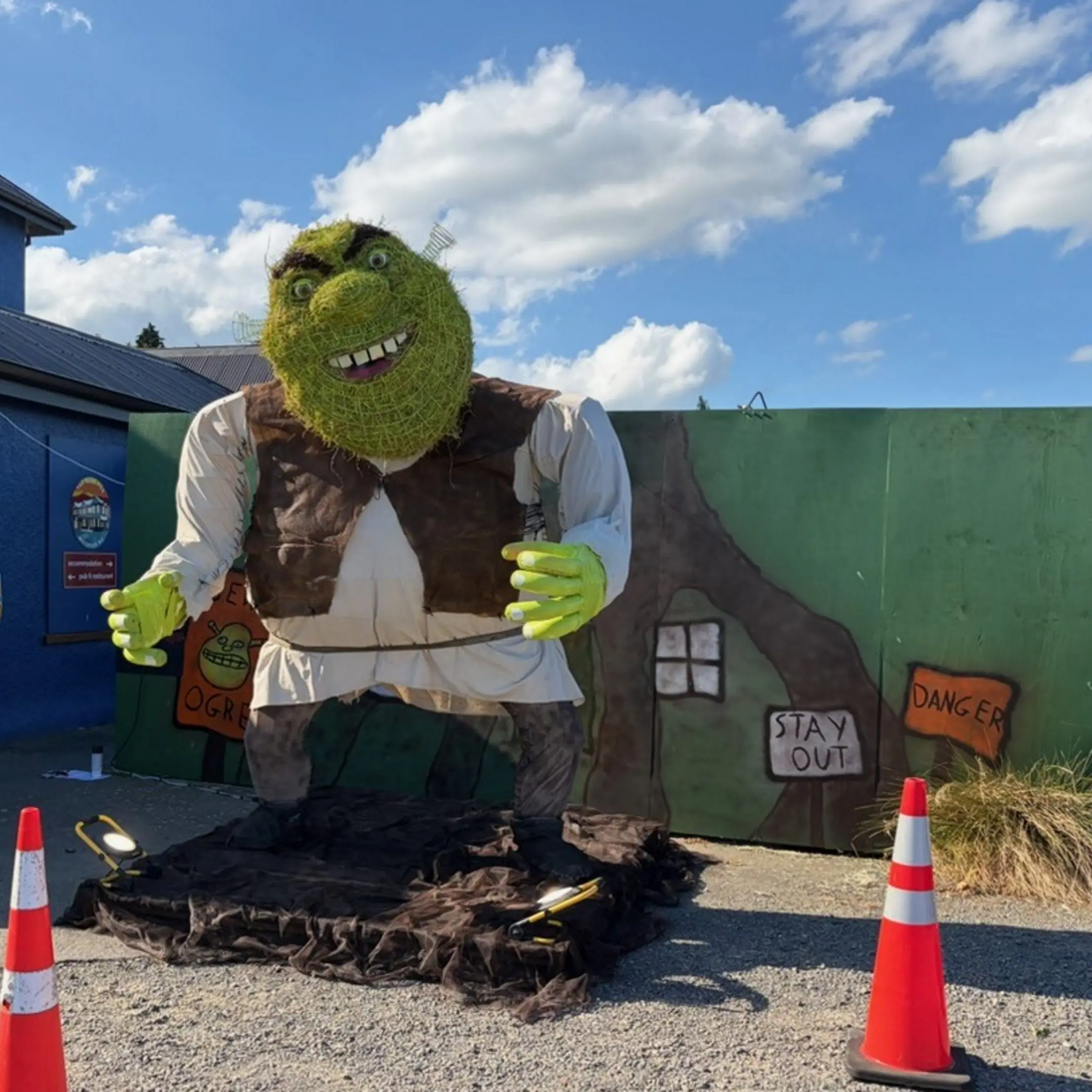 Shrek scarecrow the people's favourite