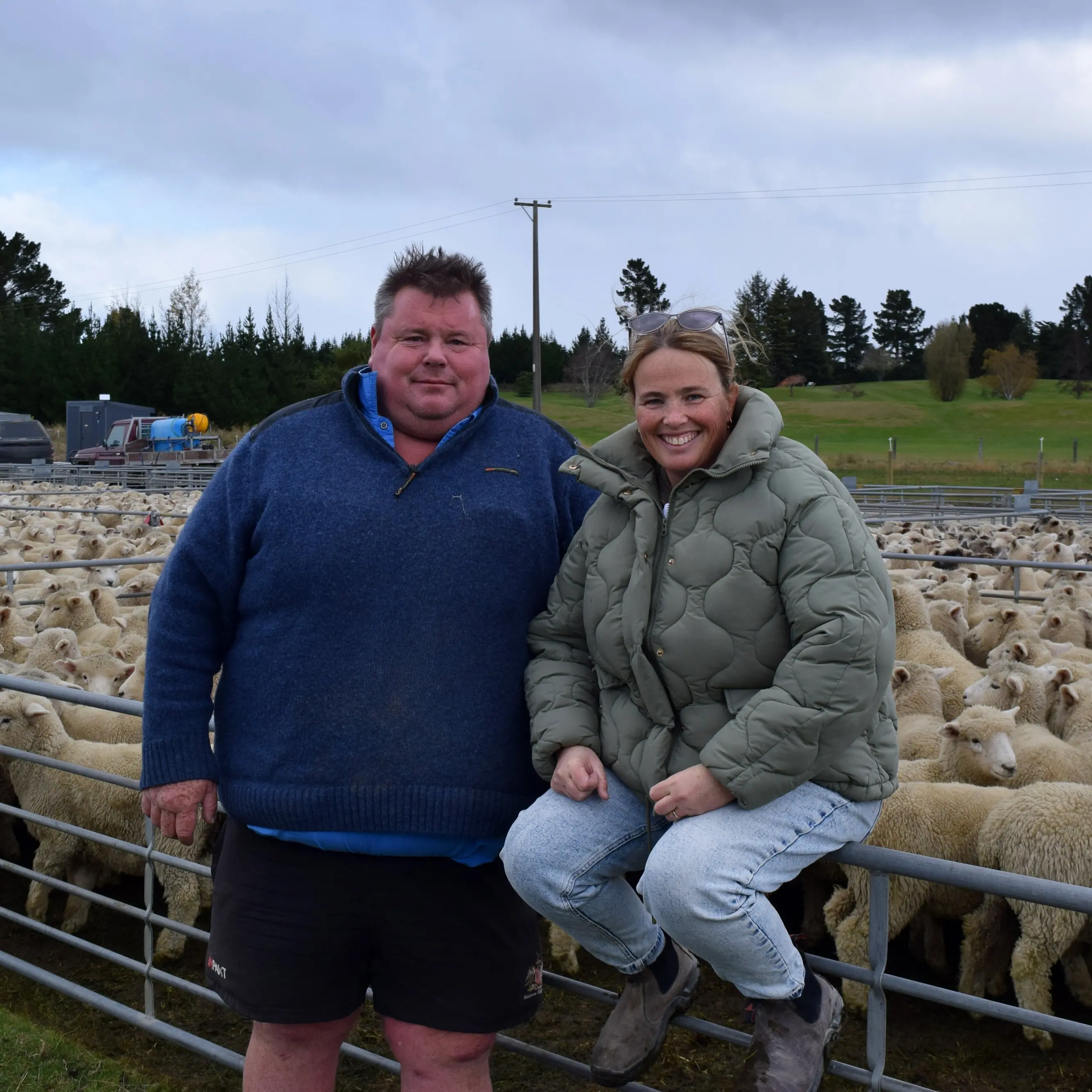 Family farewell flock and look to future
