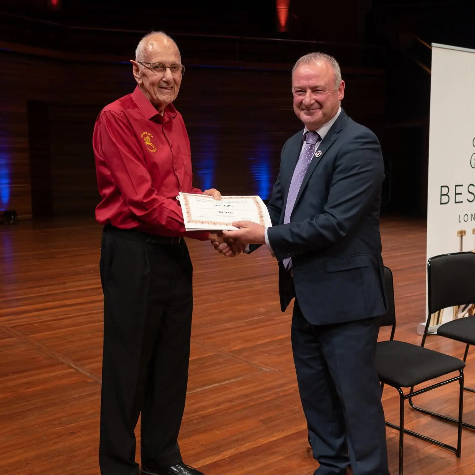 Humbling experience for silver bandsman