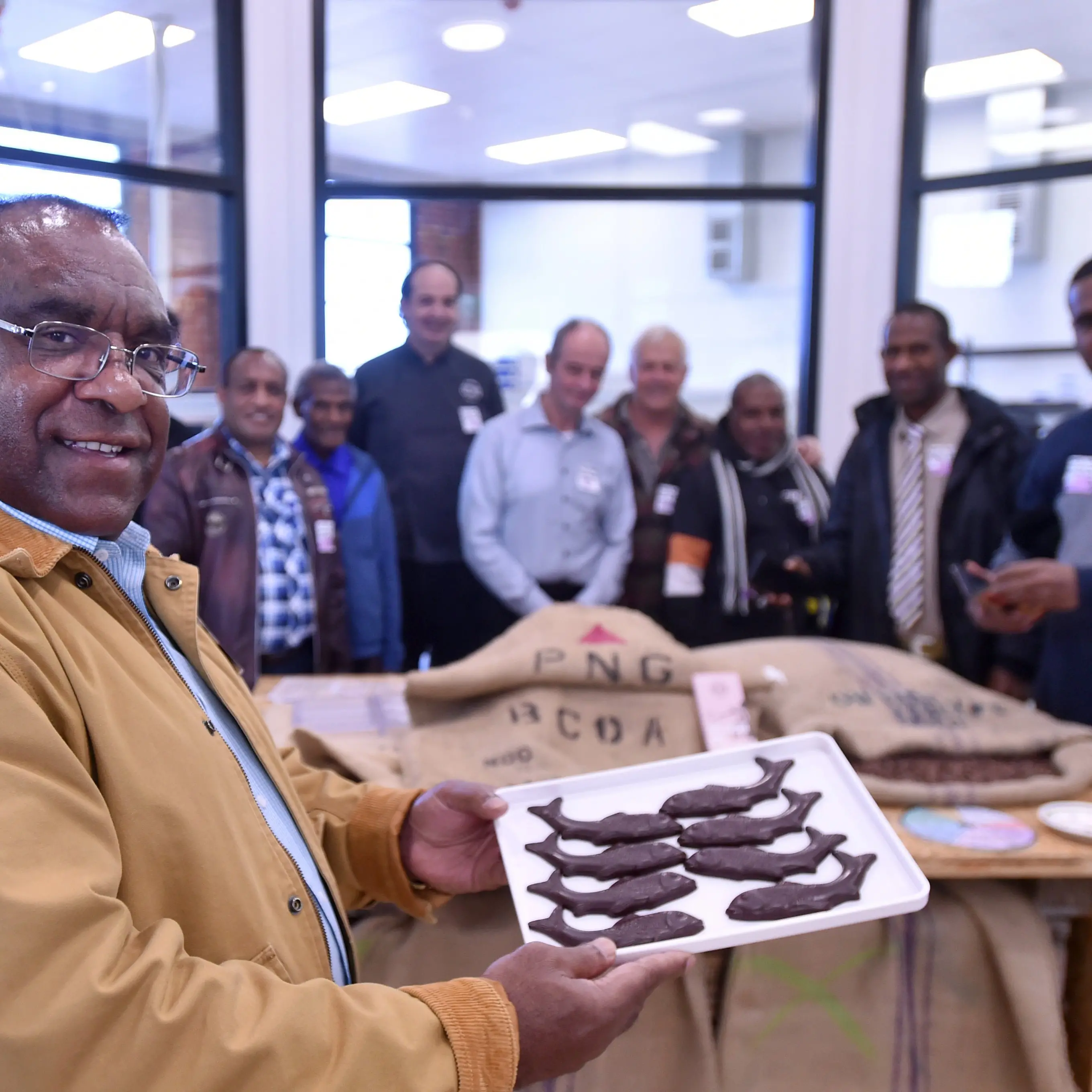Delegation tastes fruit of their farmers’ labour