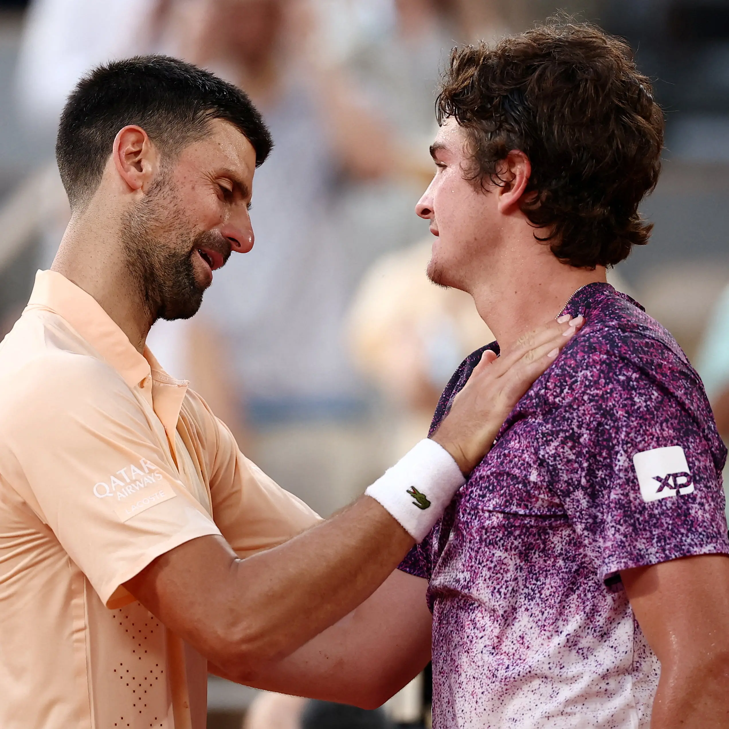 Teen triumphs over record-seeking Djokovic