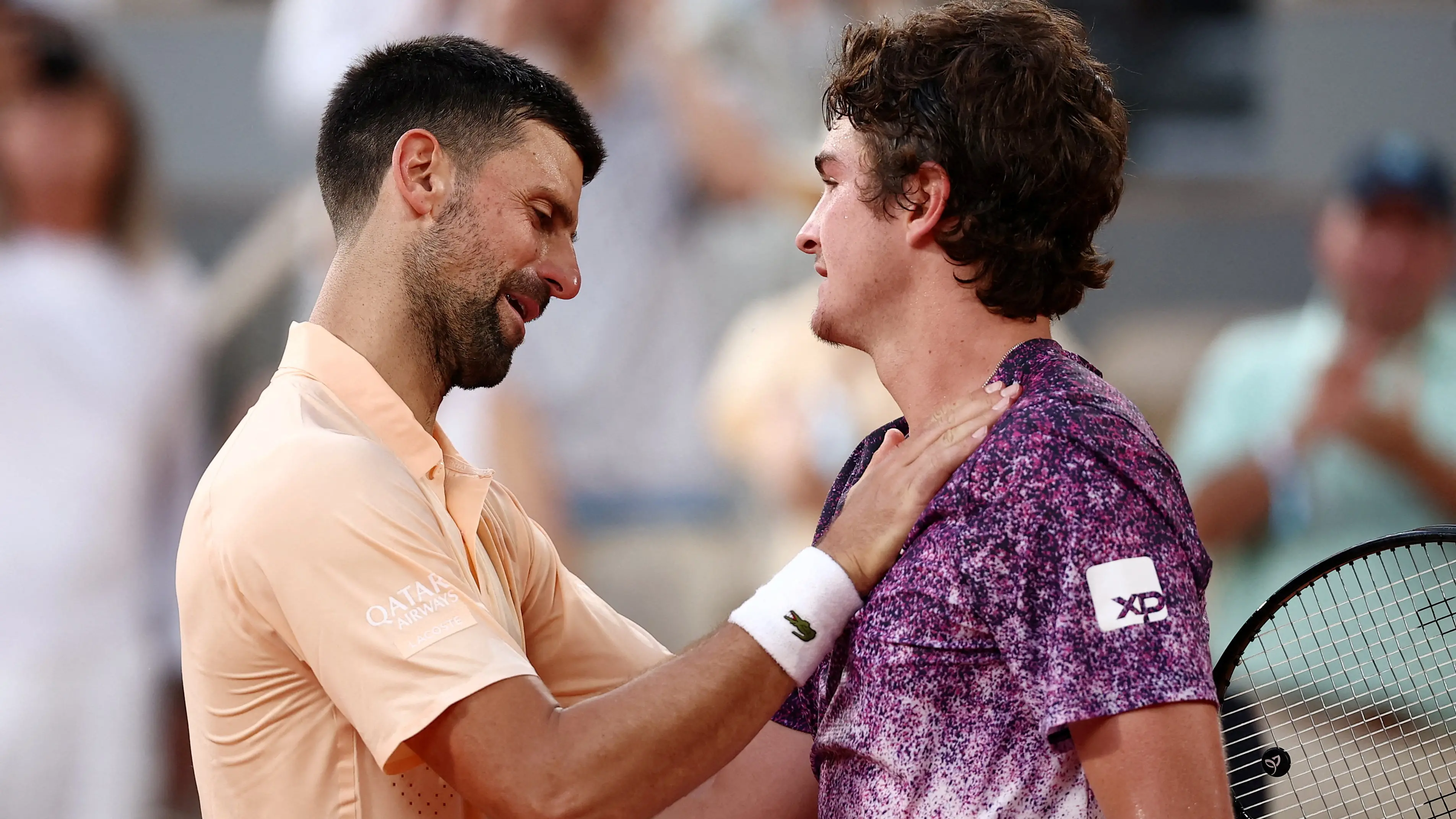 Teen triumphs over record-seeking Djokovic