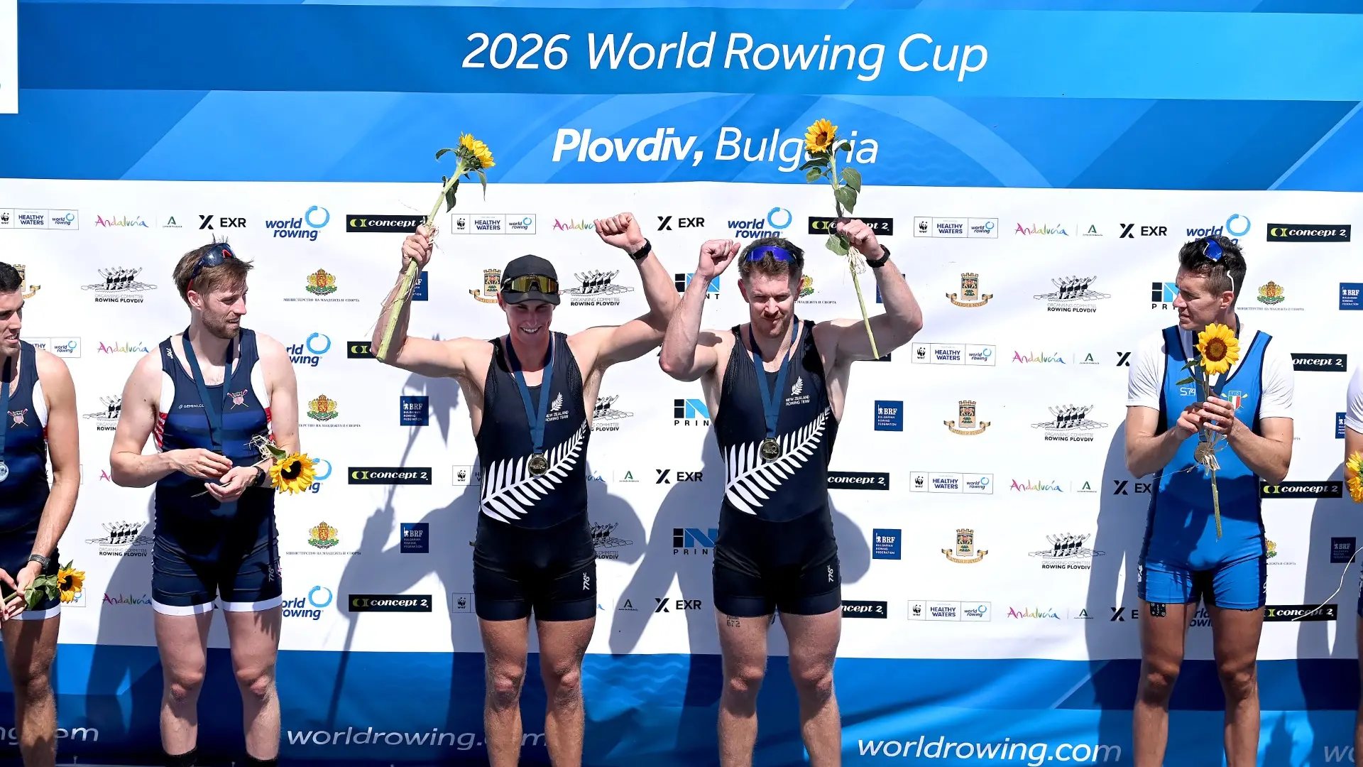 Five medals for Kiwi rowers in Bulgaria