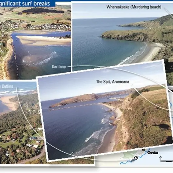 Surf breaks protected
