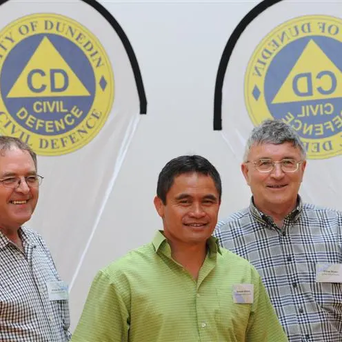 Civil defence trio know their quakes