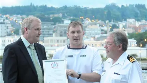 Employer rewarded for holding the fort