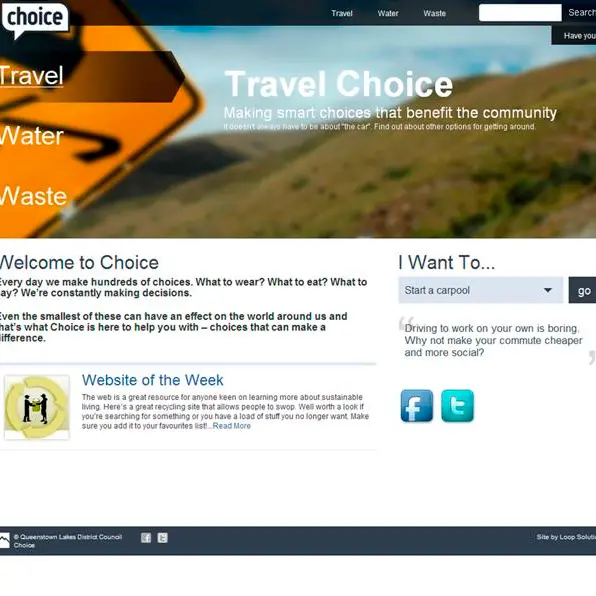 Eco advice relating to Lakes area on internet