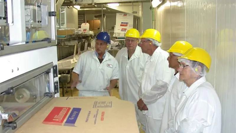 Meat processing plant tours popular