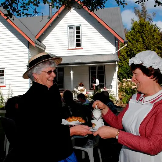 Gala day at historic home