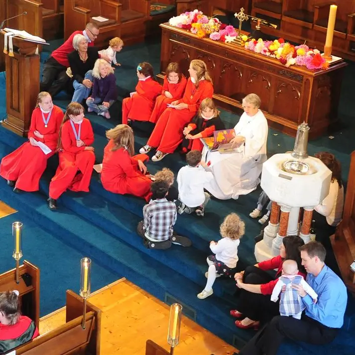 Many attend services