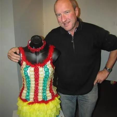 Condom dress part of exhibition