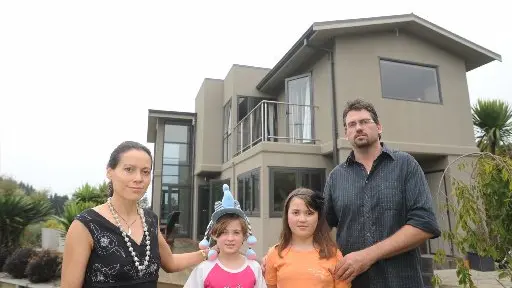 Leaky home family in one room for winter