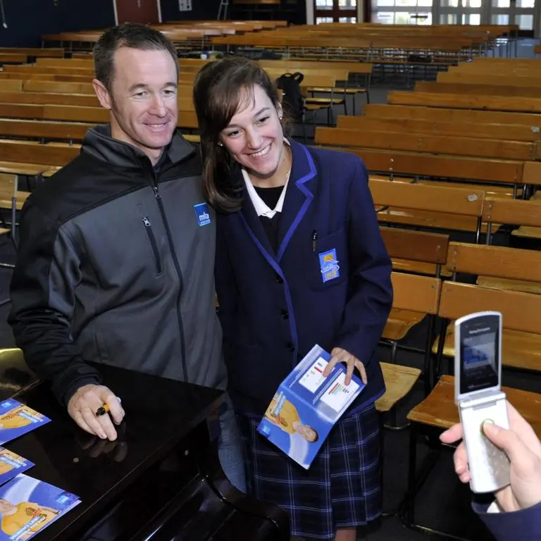 Race ace helps drive safety message home