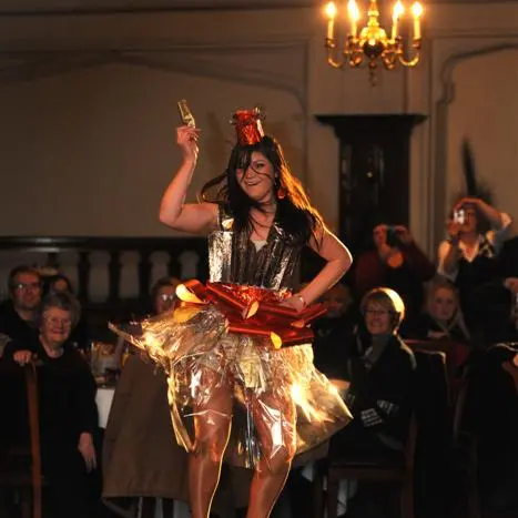 Crafty couturiers have it all wrapped up