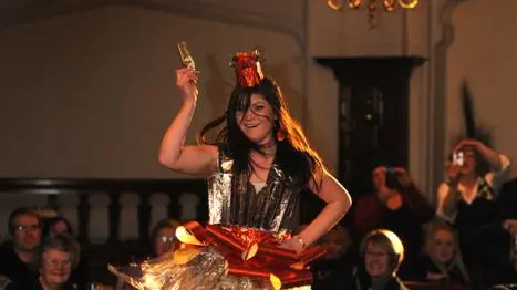 Crafty couturiers have it all wrapped up