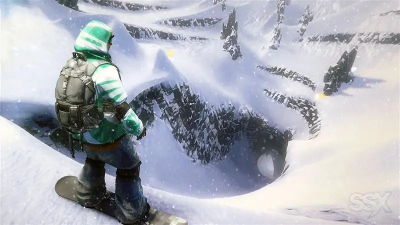 NHNZ footage in snowboarding game