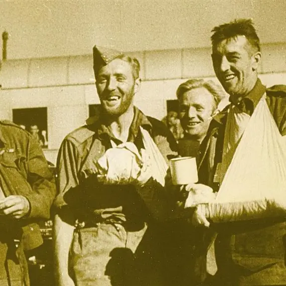 Ex-servicemen hailed in Crete as heroes
