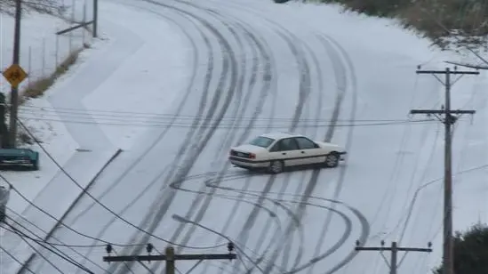 The snow novelty wears thin