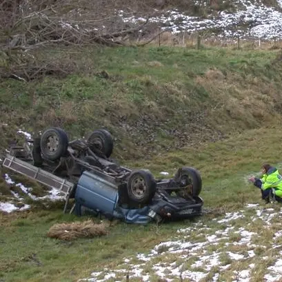Ute driver killed in creek-bed crash