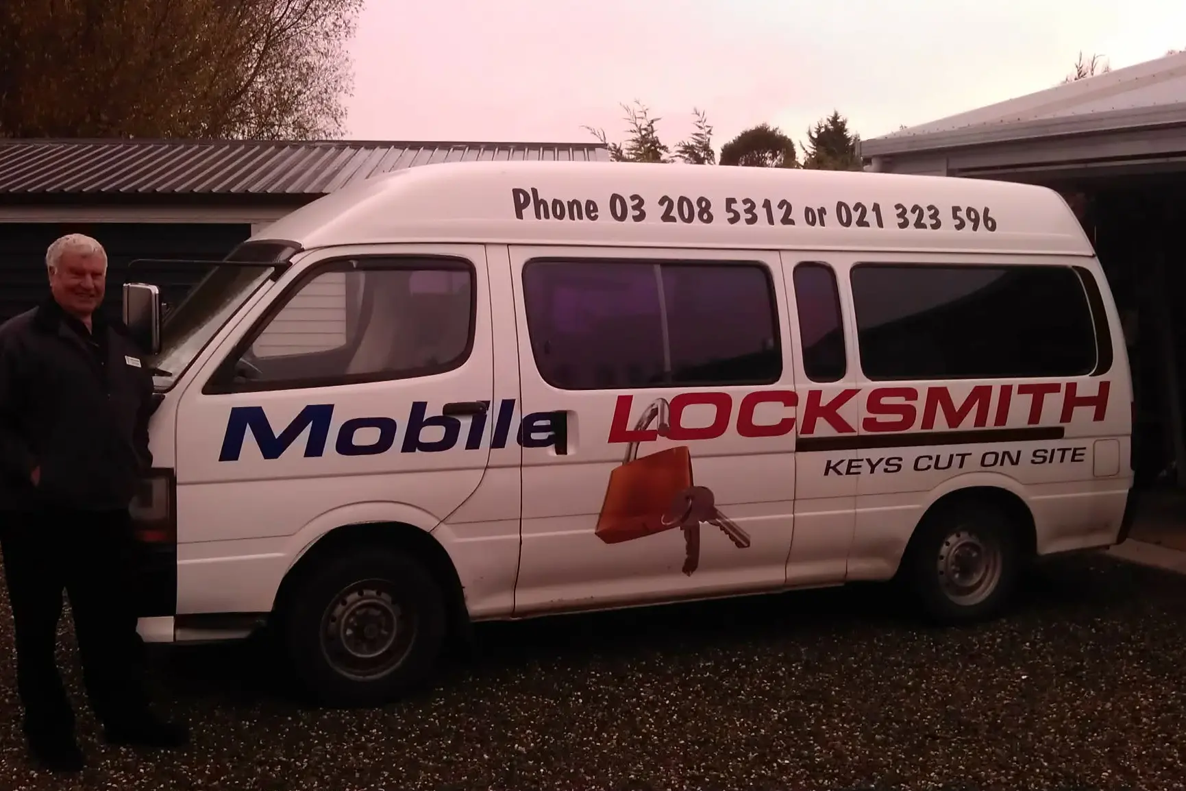 A one-of-a-kind locksmith business in Gore was the namesake of George Gerken, who travelled whenever and wherever the community needed help for close to 60 years. Photo: Supplied