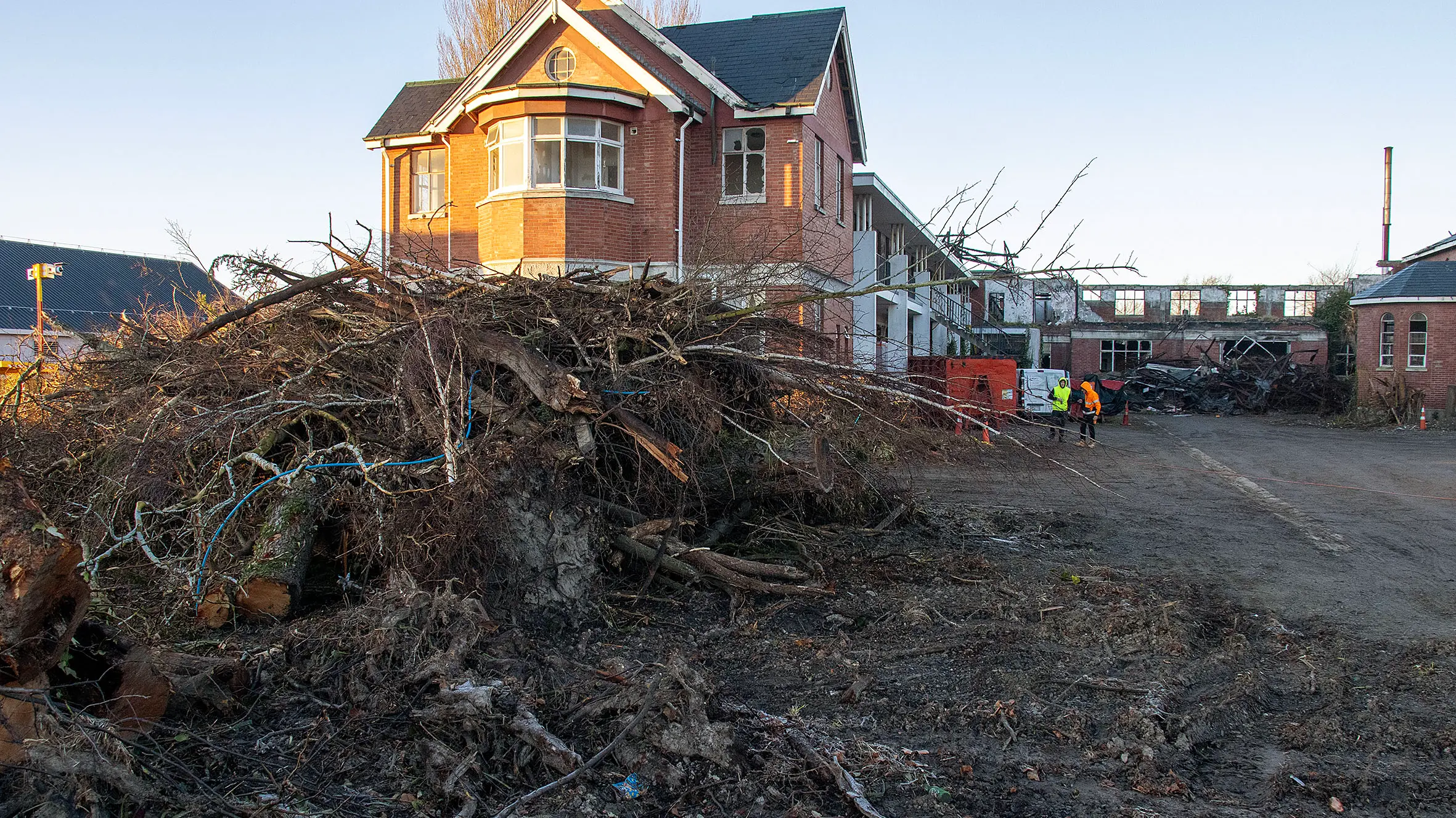 Abandoned hall makes way for 450-bed student village