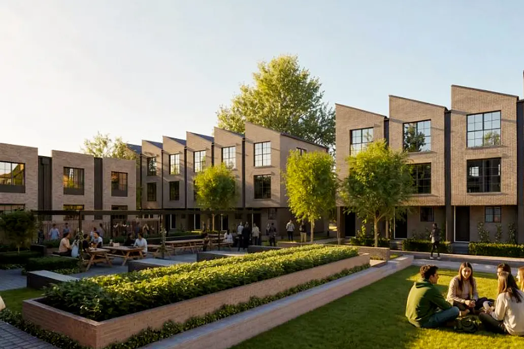 Artists impression of the planned student accommodation village on Riccarton Rd. Image: Supplied