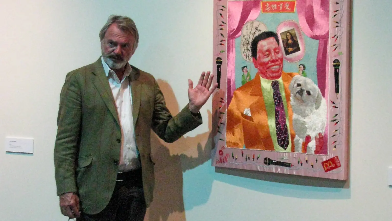 Memories of Sir Sam Neill — a quiet, but passionate, patron of the arts