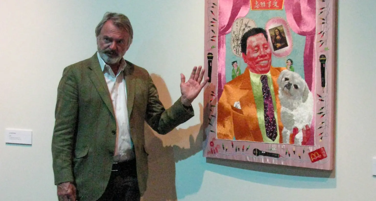 Memories of Sir Sam Neill — a quiet, but passionate, patron of the arts