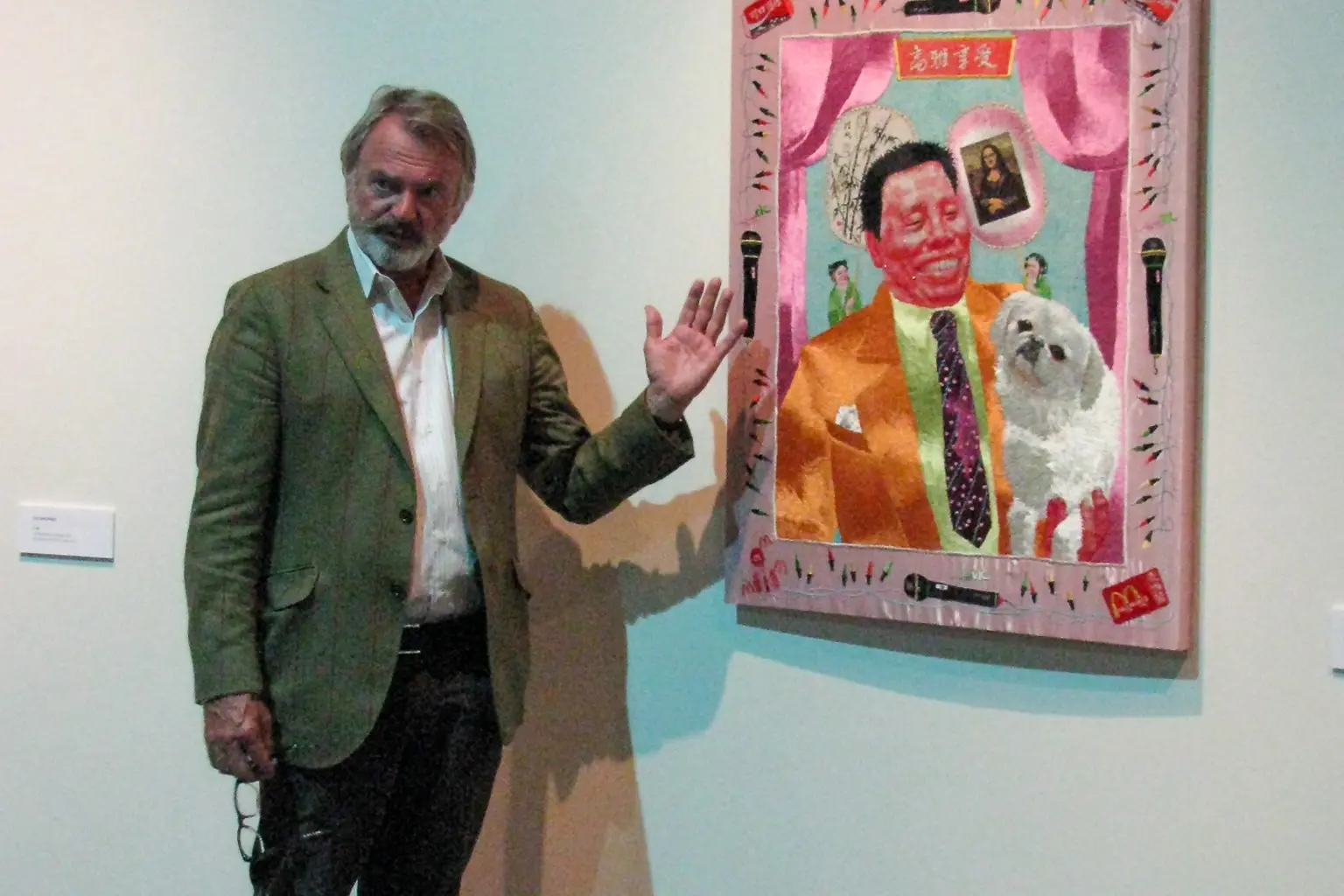 Memories of Sir Sam Neill — a quiet, but passionate, patron of the arts