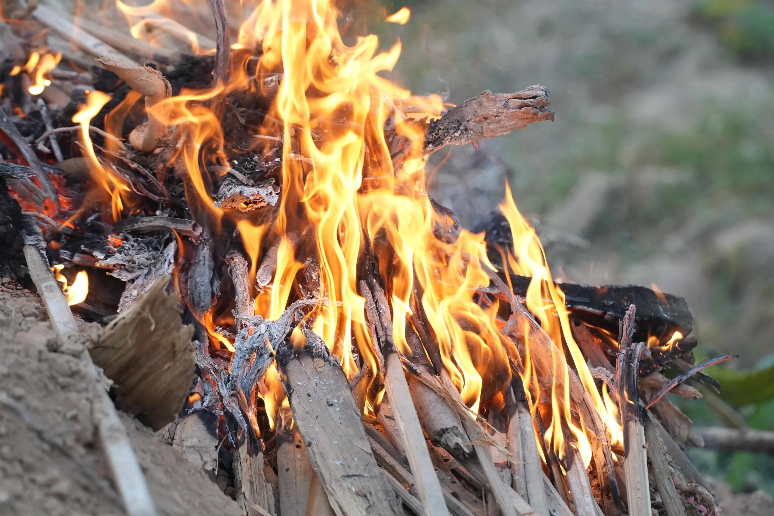 Fire . . . Check the rules before you light-up in your property, says Environment Canterbury. Photo: supplied by Environment Canterbury