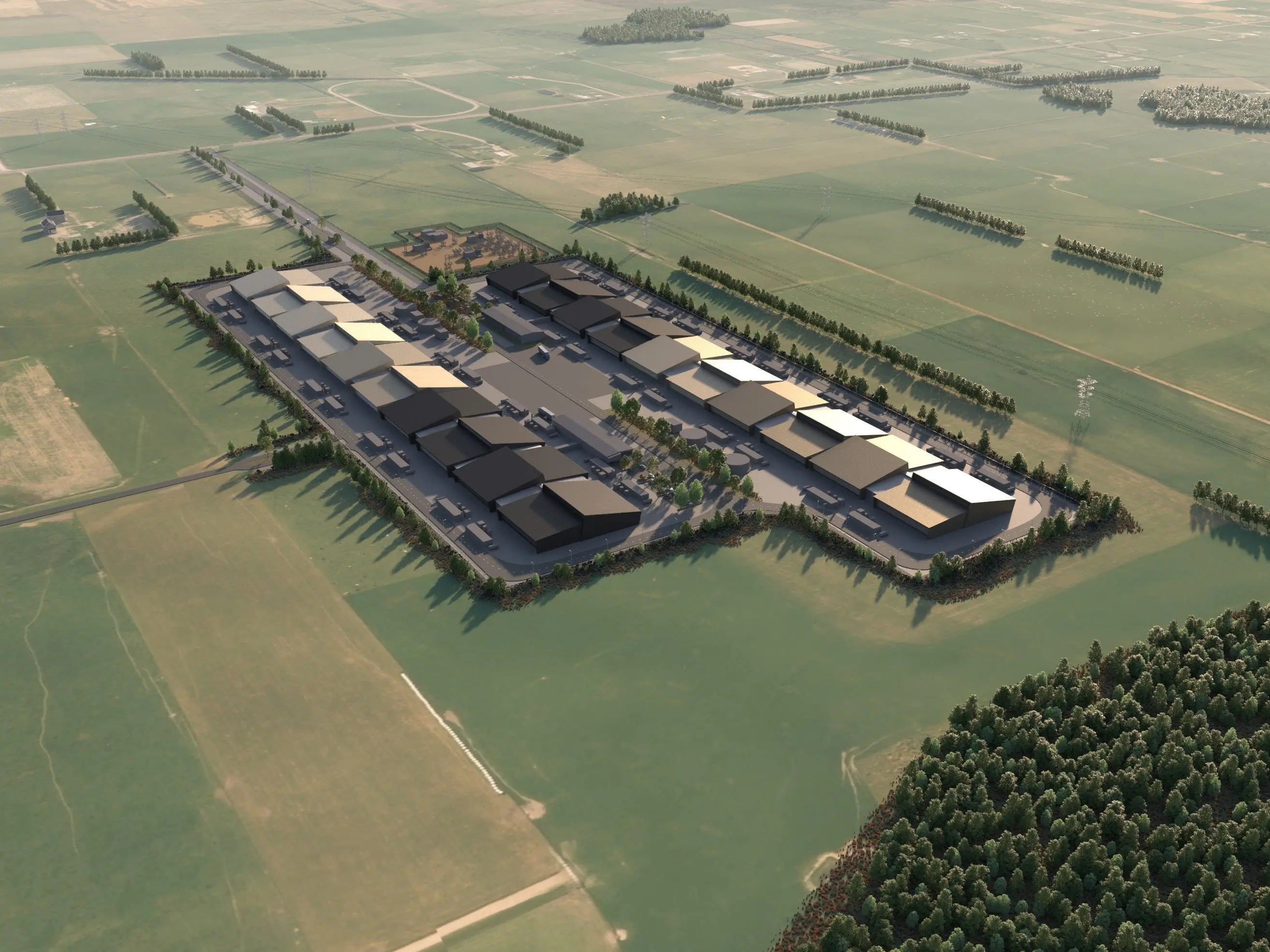 Artist\\'s impression of the Datagrid data centre PHOTO: SUPPLIED