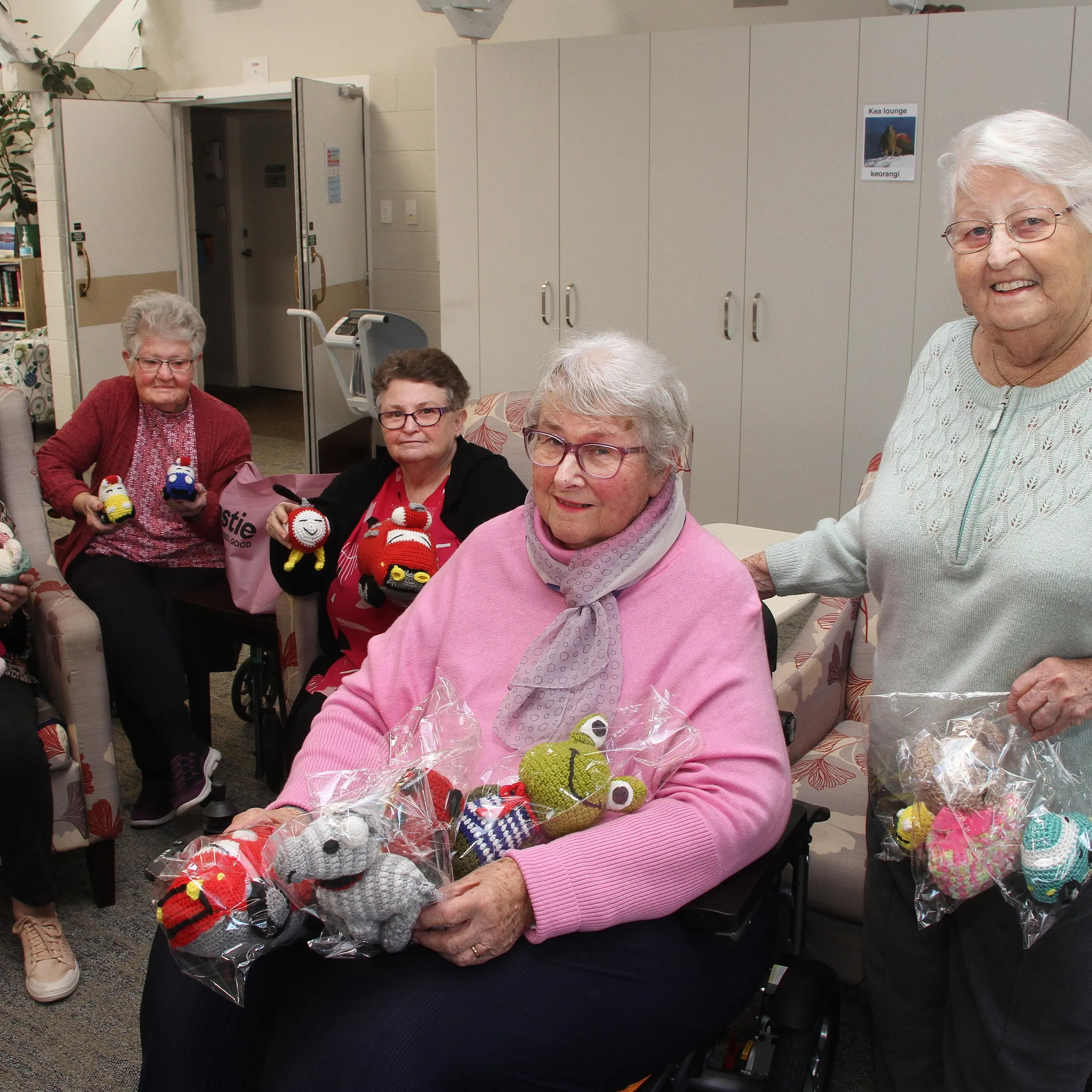 Knitting is the spark of life for several Holmwood residents in Ranigora