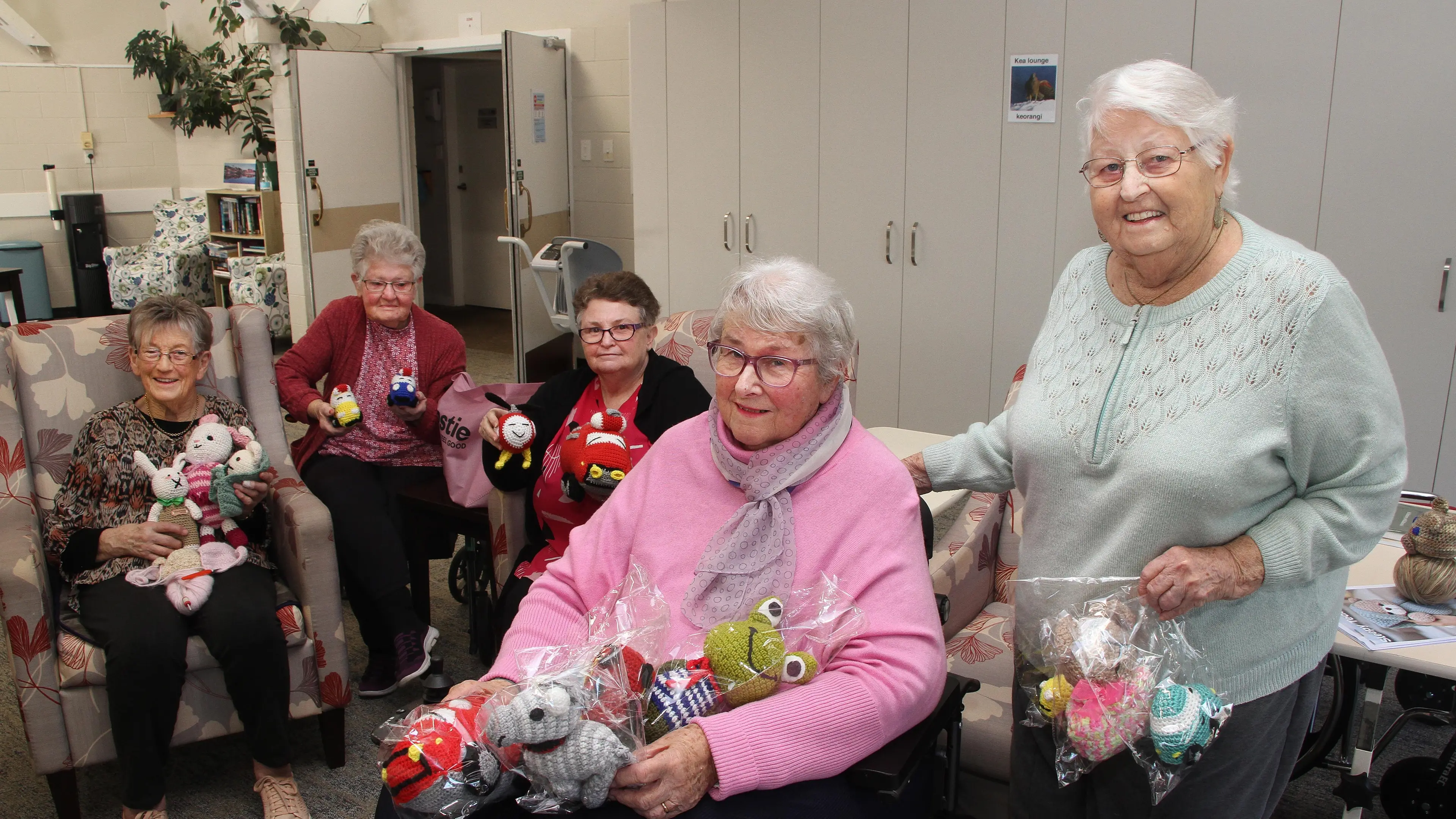 Knitting is the spark of life for several Holmwood residents in Ranigora