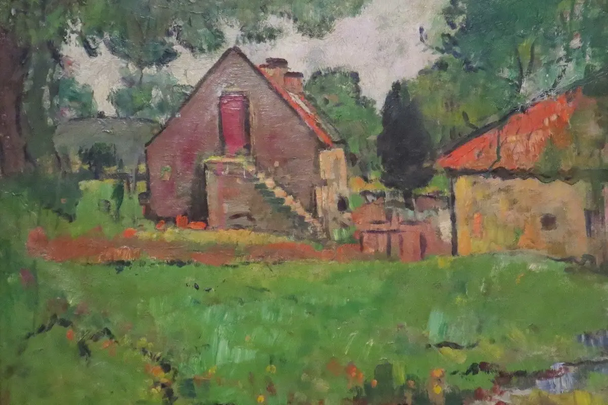 Leslie Hunter\\'s \"Ceres Mill, Fife\". Photo: James Dignan