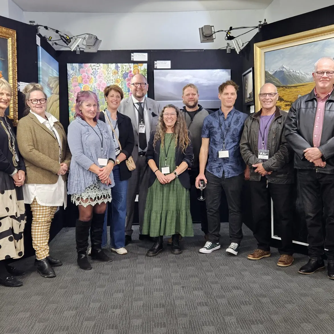 Iconic Kaiapoi artists share special award at the 20th anniversary of the Kaiapoi Art Expo