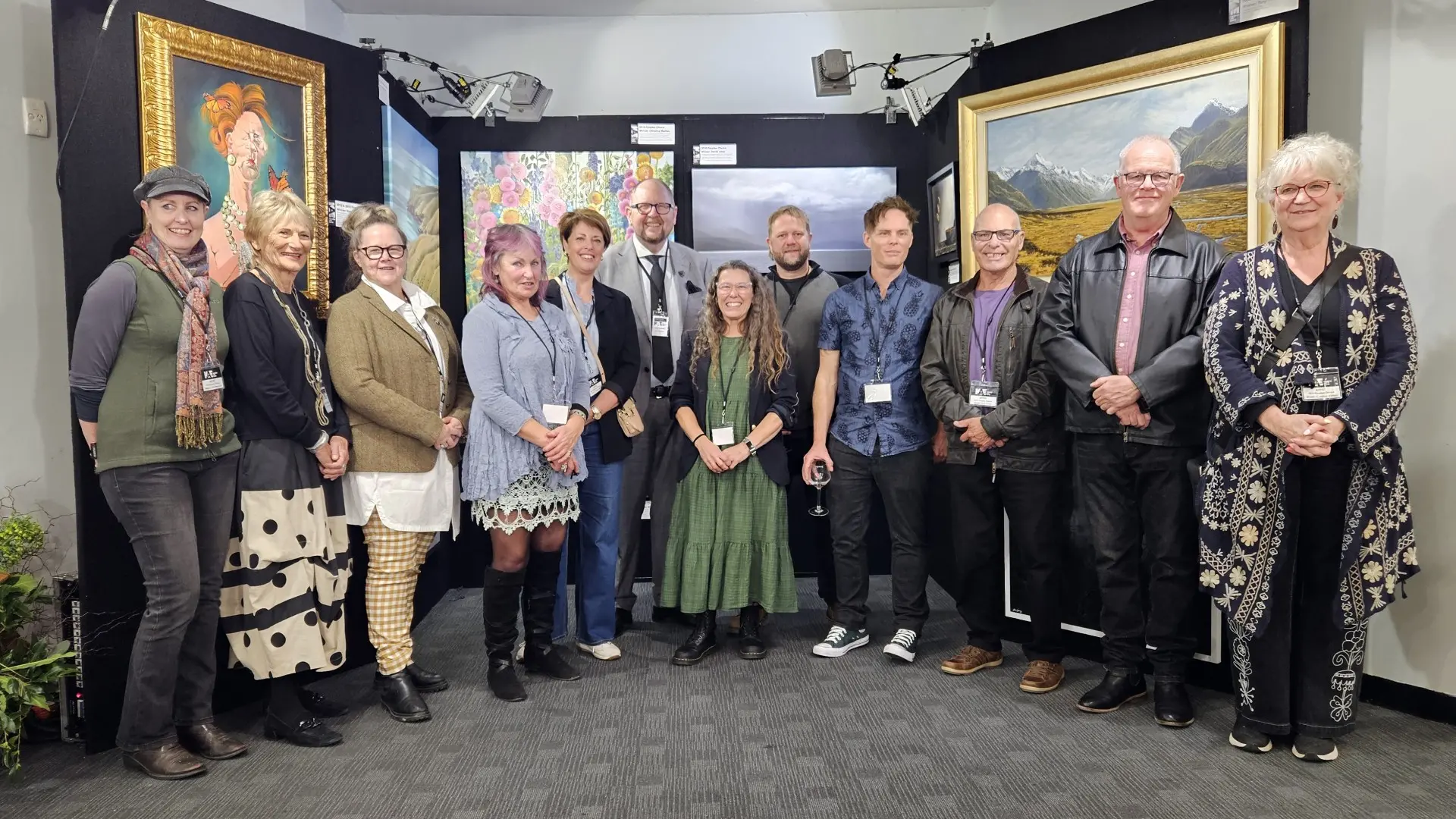 Iconic Kaiapoi artists share special award at the 20th anniversary of the Kaiapoi Art Expo
