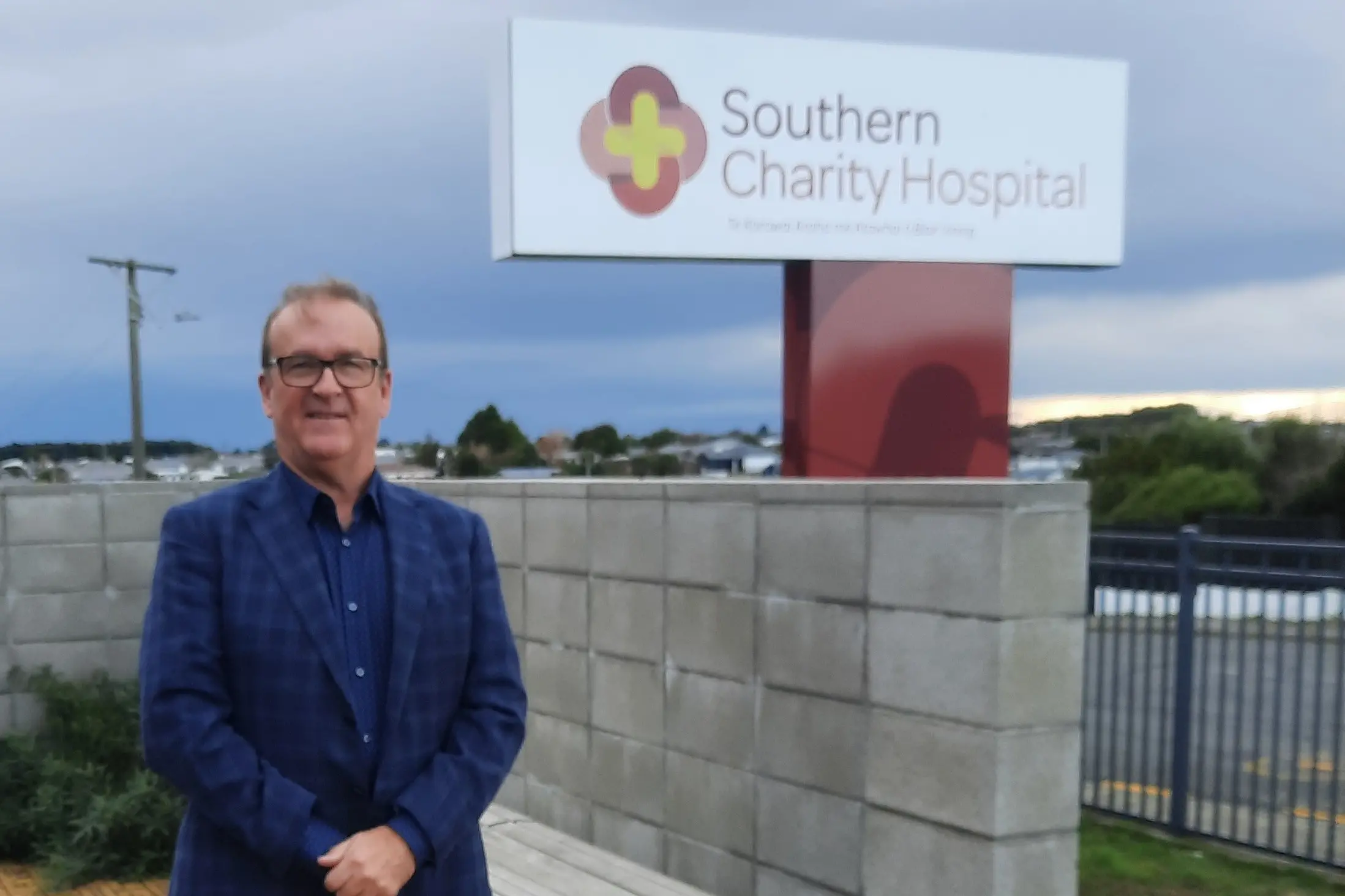 Southern Charity Hospital general manager Garry Dickson-Smith has been in the role three weeks. Photo: Supplied