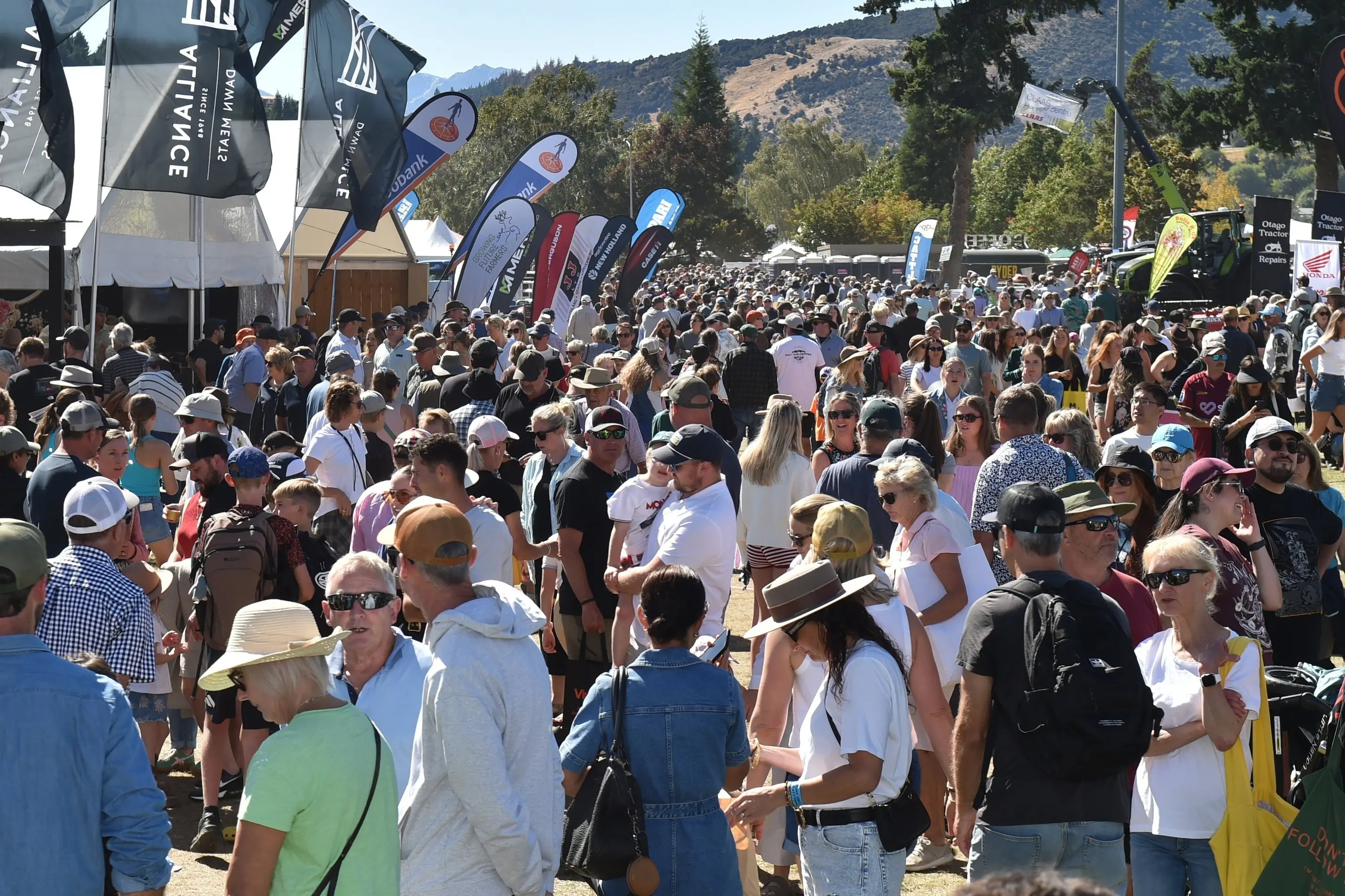 Part of the large crowd attending  the Wanaka A&P Show earlier this year. PHOTO: Gregor Richardson
