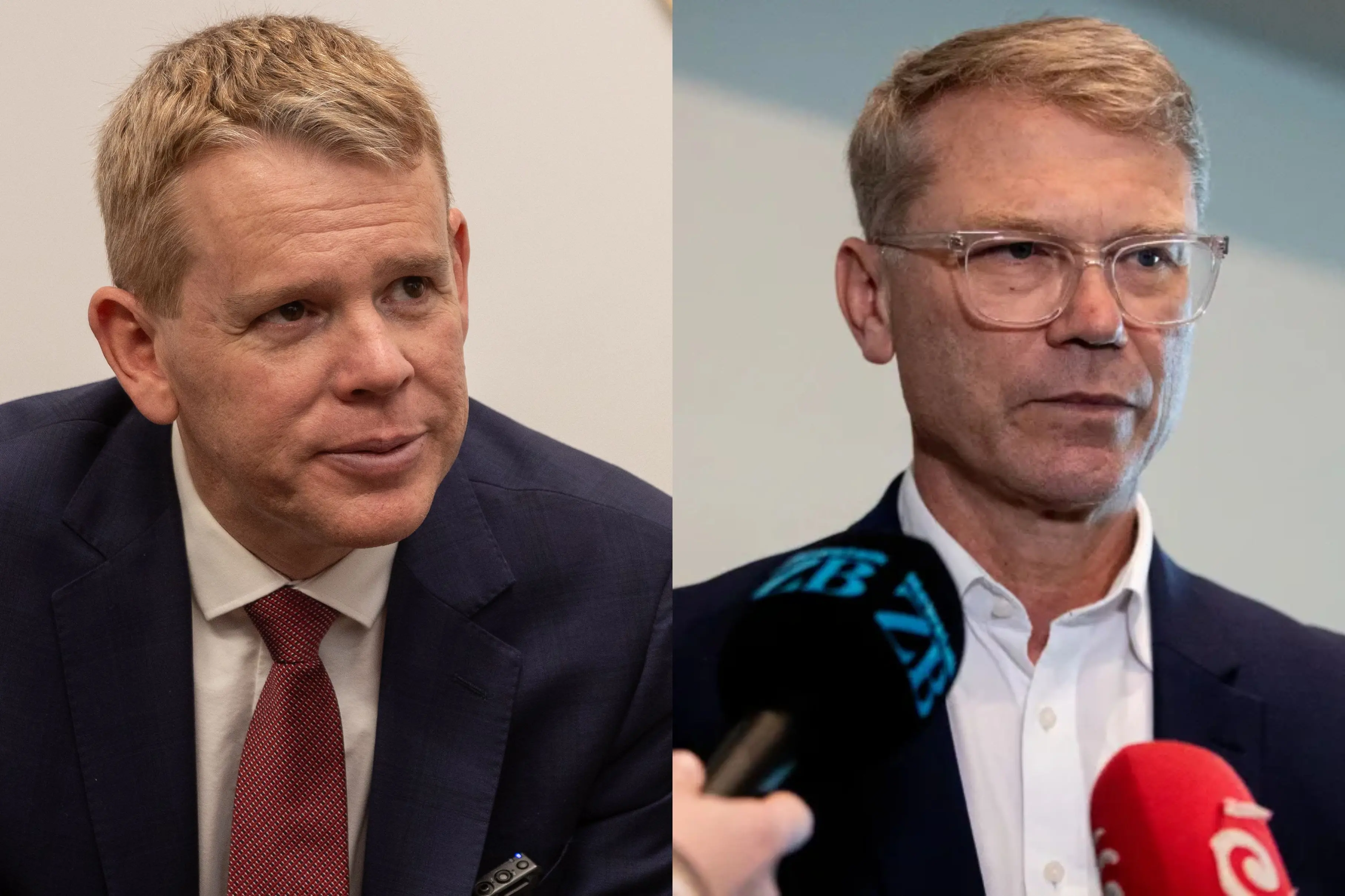 Chris Hipkins and Paul Goldsmith.