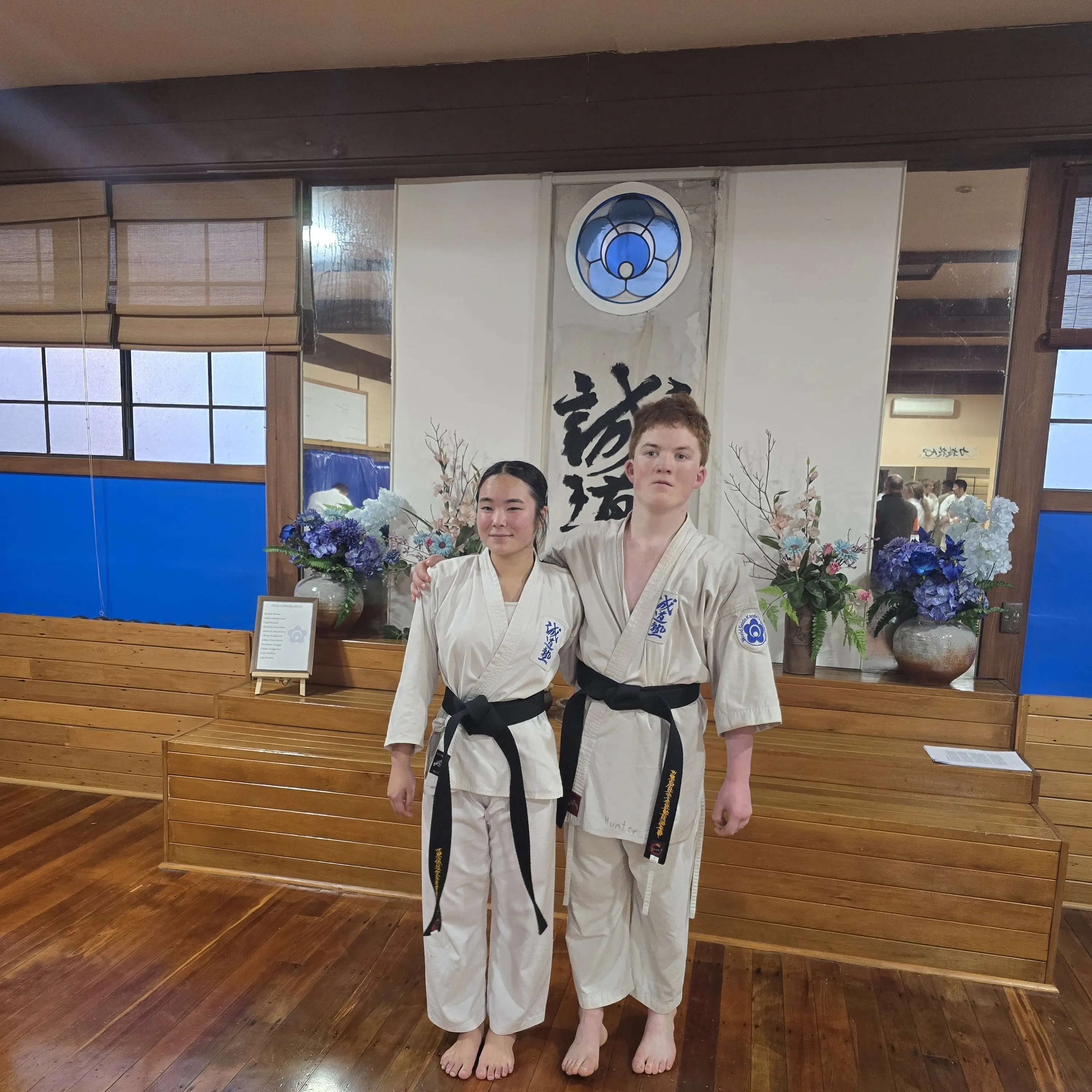 Two Timaru teenagers prove worthy of black belts