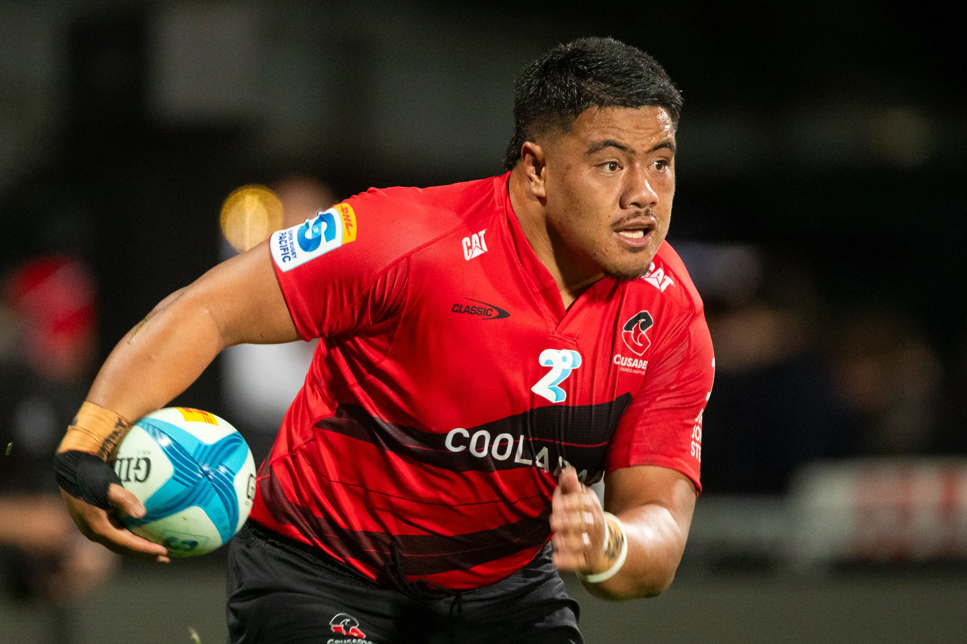 Ioane Moananu in action for the Crusaders during the 2025 Super Rugby season. Photo: NZ Rugby/Smartframe