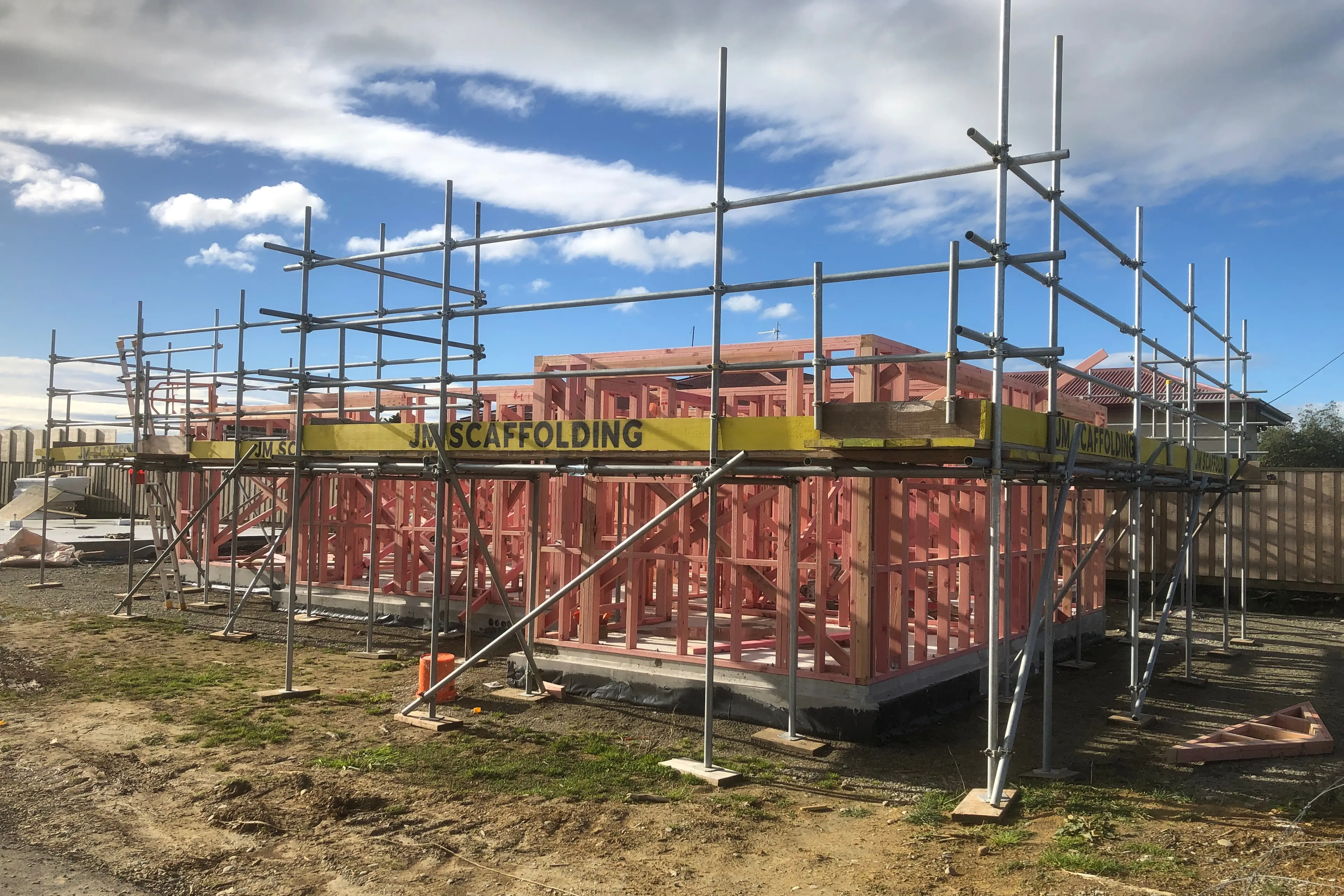A house under construction at an Invercargill subdivision. The city council has revealed it is has some building inspector vacancies. Photo: Matthew Rosenberg/LDR