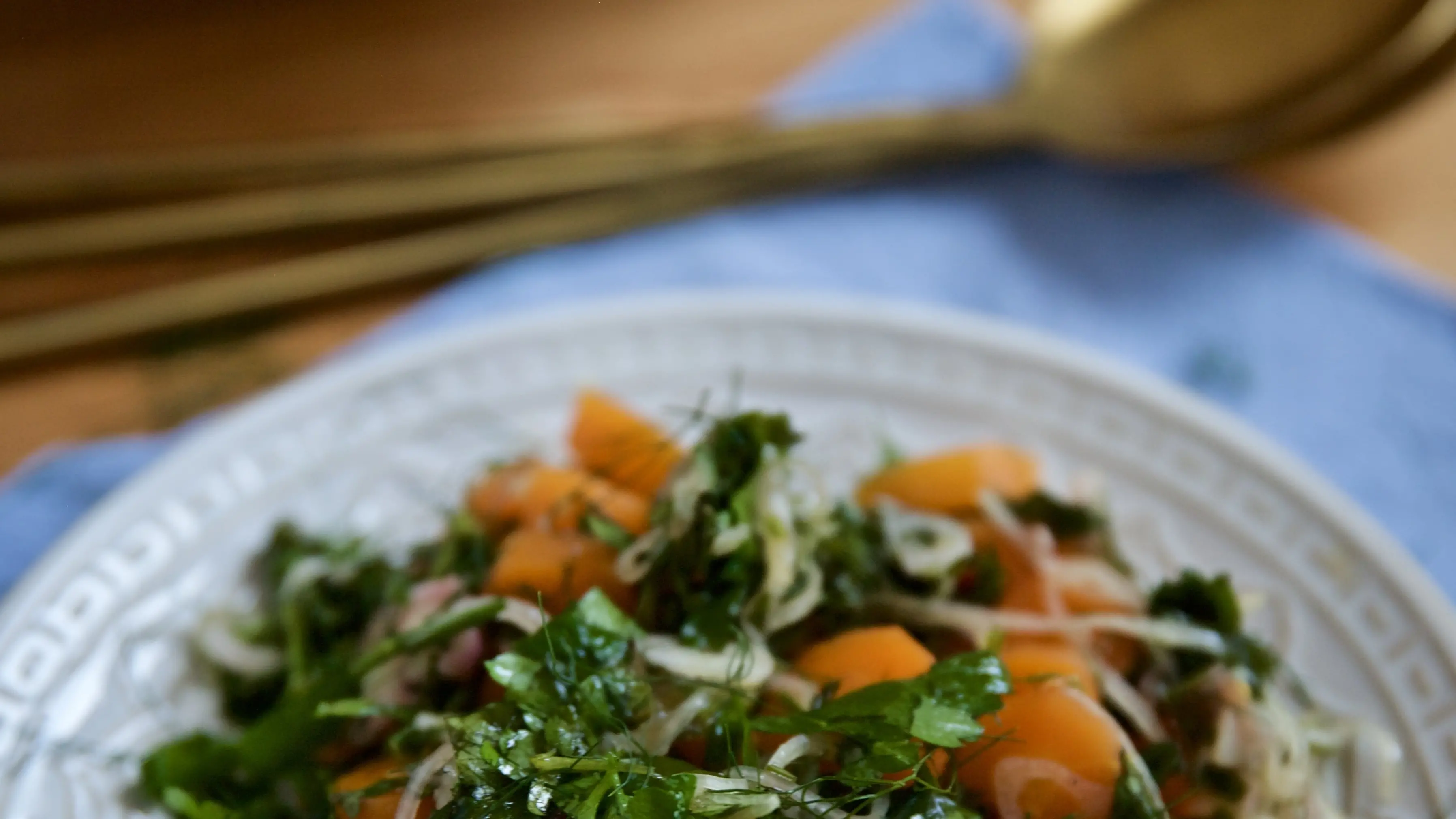 Moroccan-inspired carrot salad