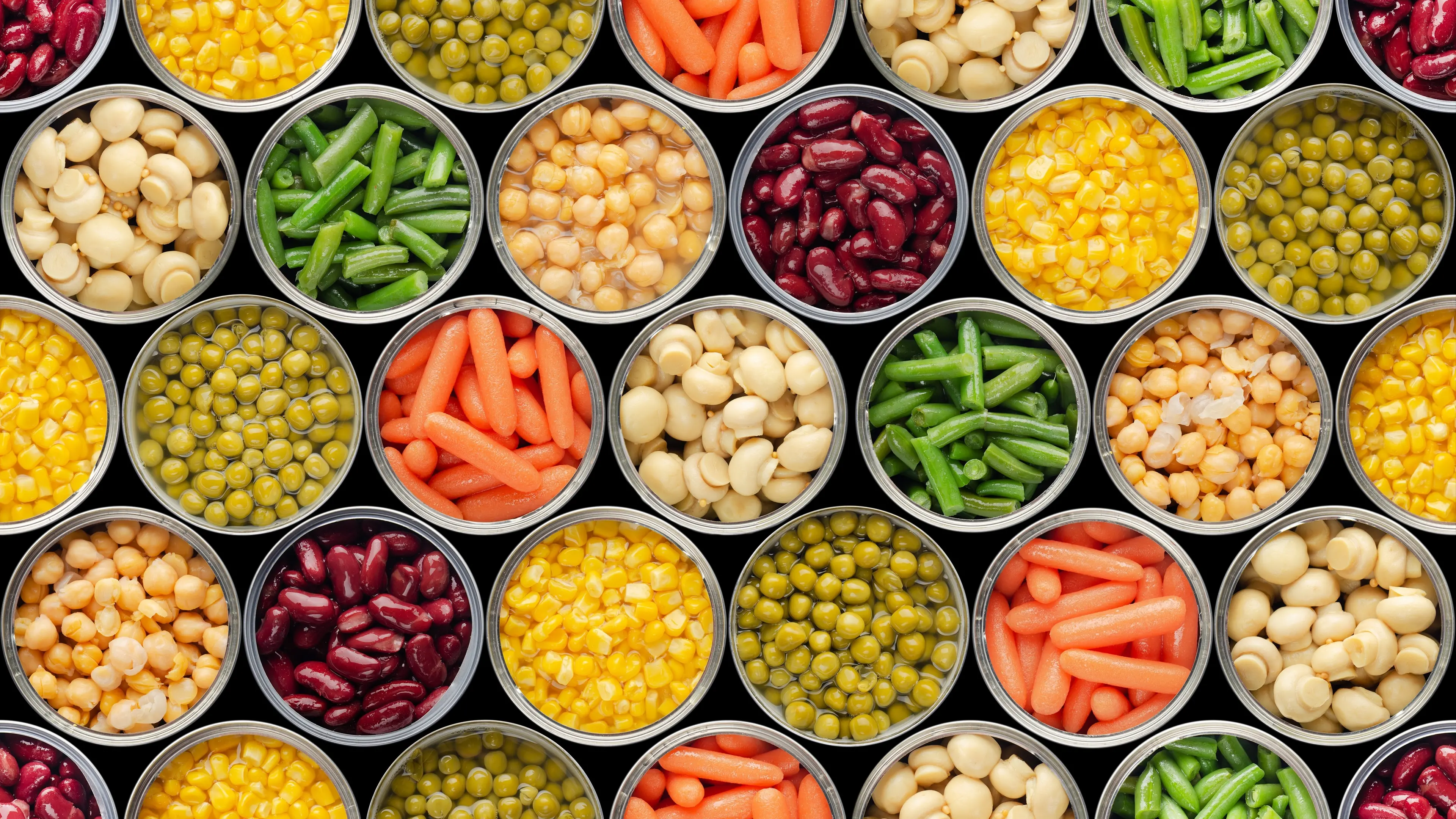 Canned and frozen fruit and vegetables option in tight times