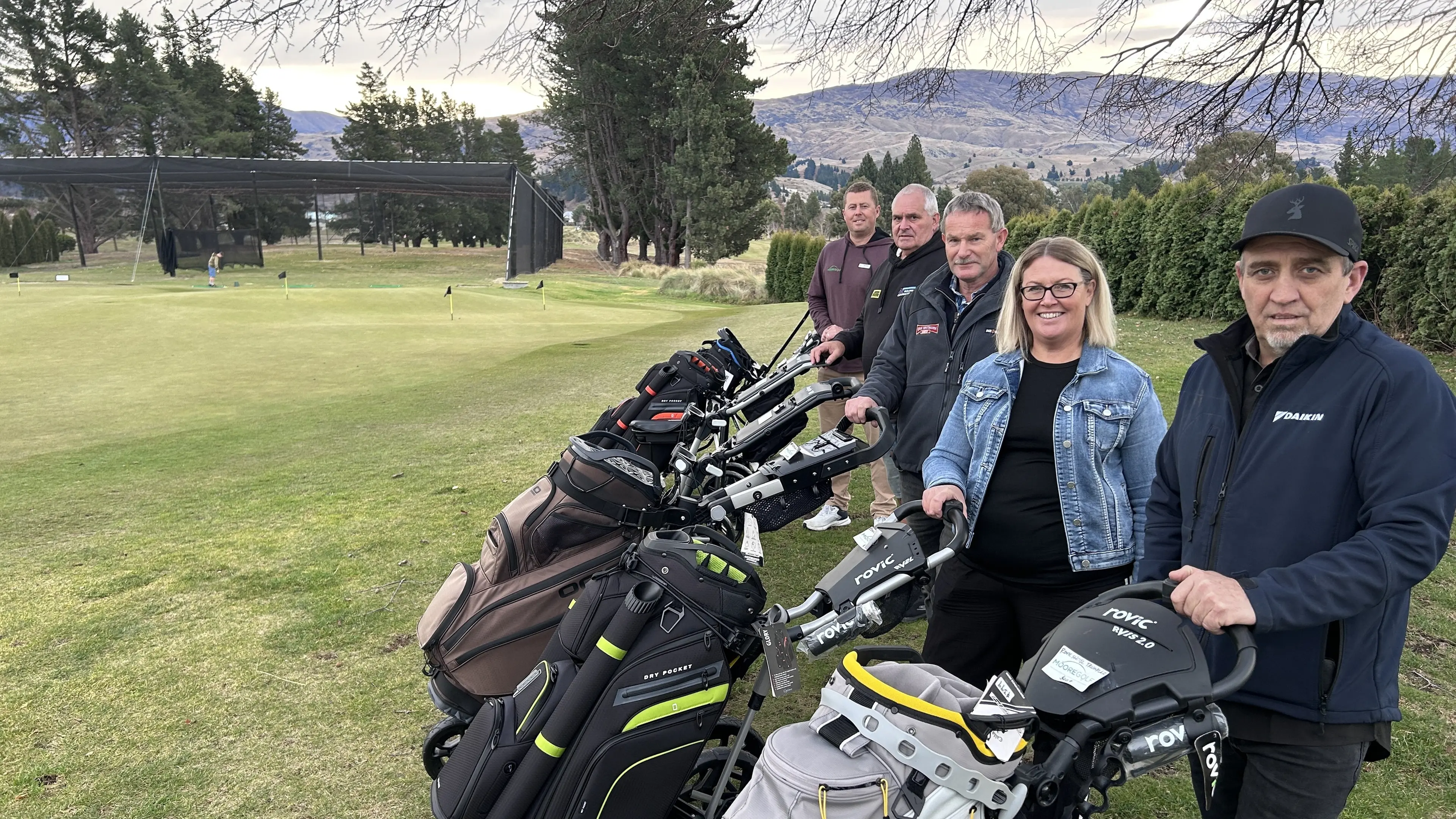 Fundraiser on course