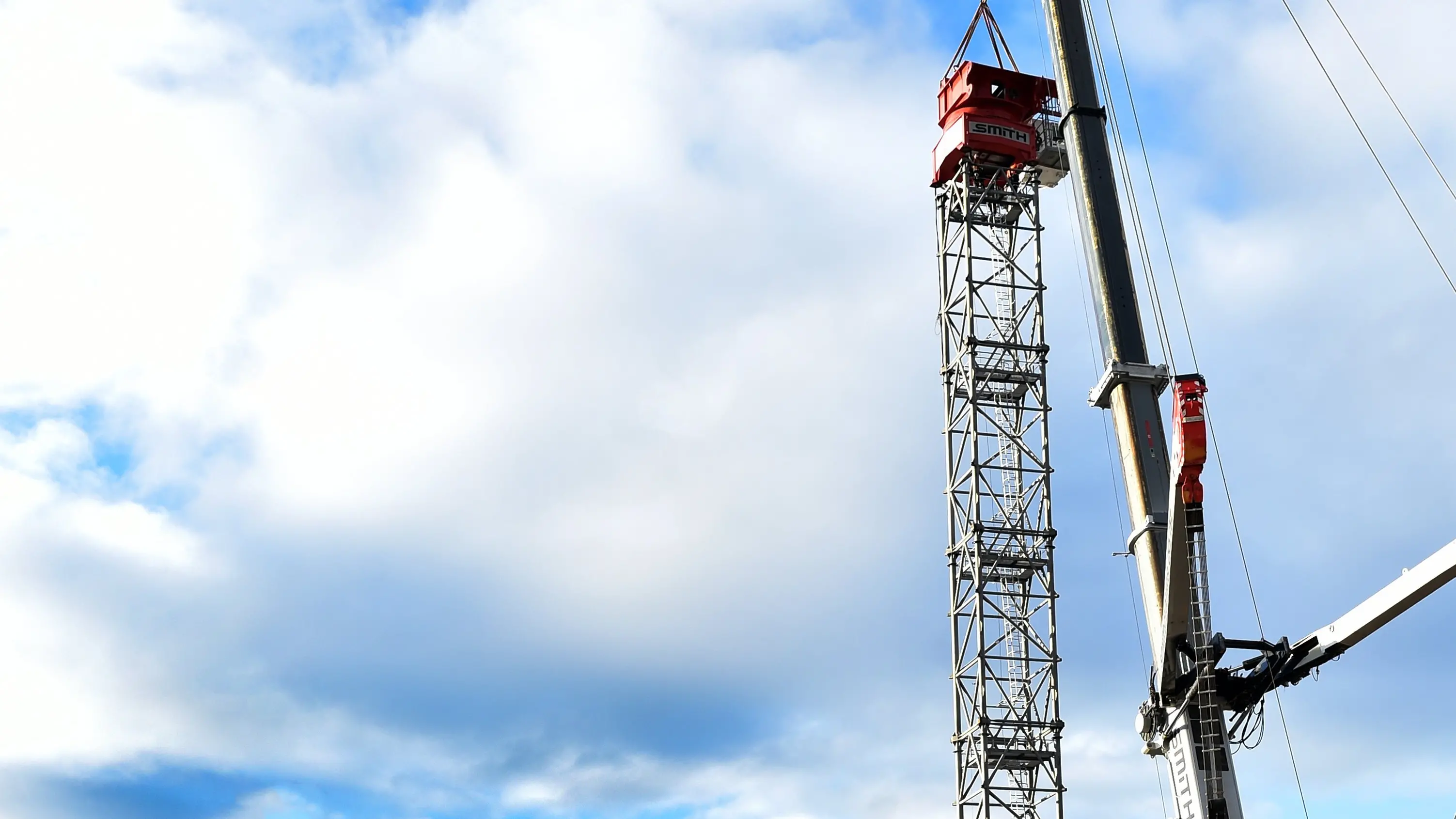 Crane your neck to see crane