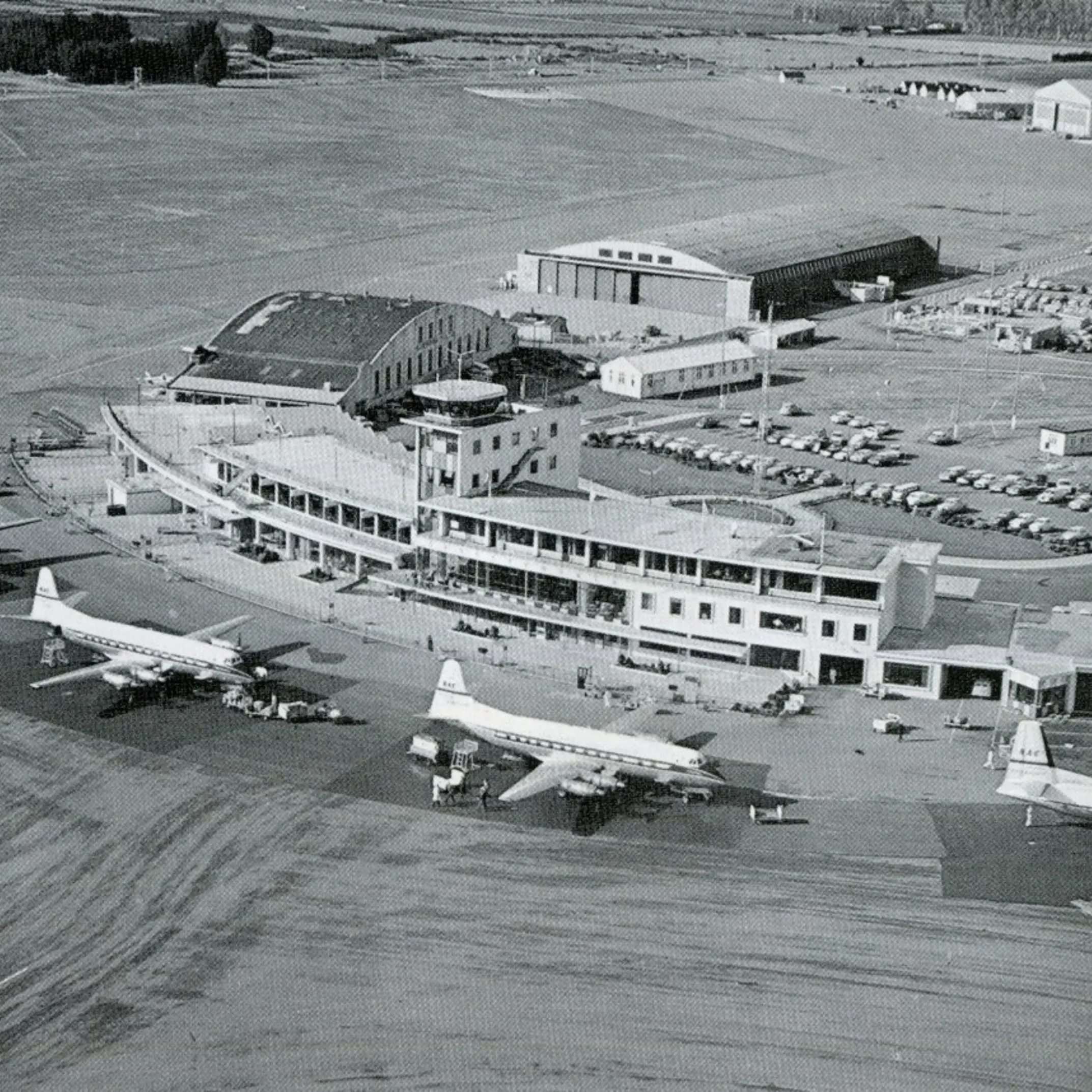 Flight marks 75 years of international service