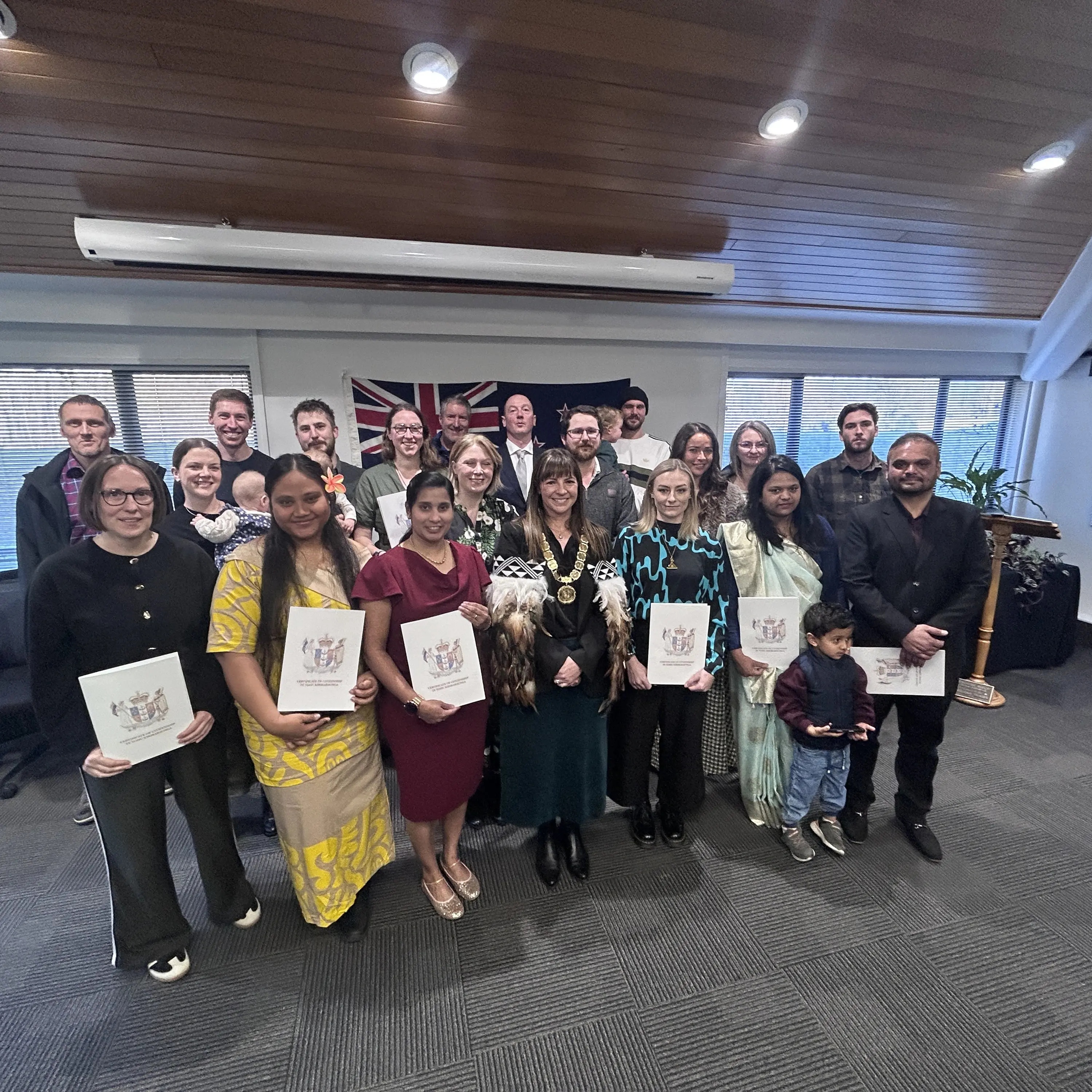 Citizens celebrated at ceremony