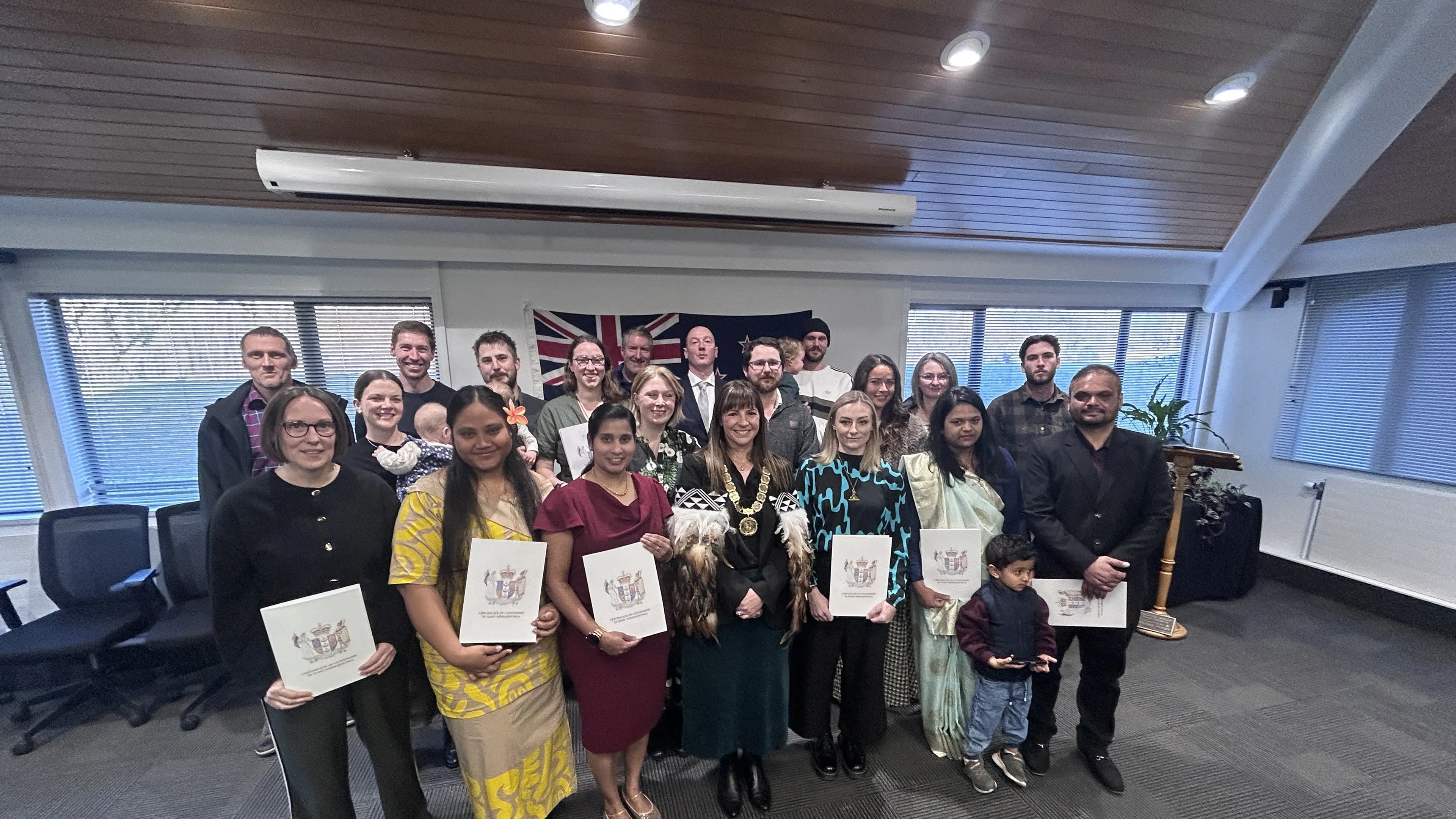 Citizens celebrated at ceremony